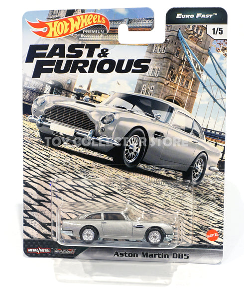 Hot Wheels Euro Fast Aston Martin DB5 Fast and Furious Diecast Car